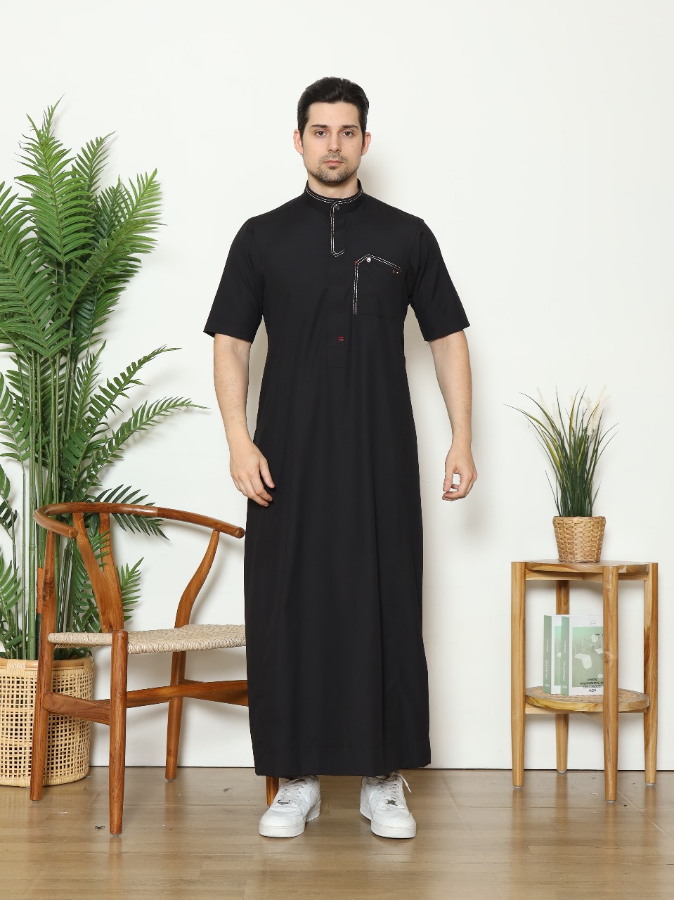 Jubah Arham Pendek Hitam