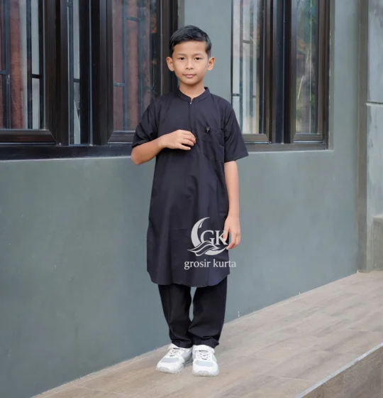 KURTA ANAK SETELAN TANGAN PANJANG