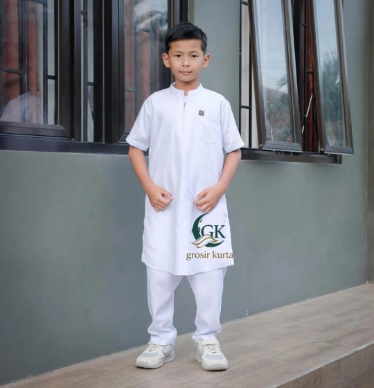 KURTA ANAK SETELAN TANGAN PEDNDEK