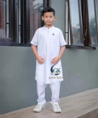 KURTA ANAK SETELAN TANGAN PEDNDEK